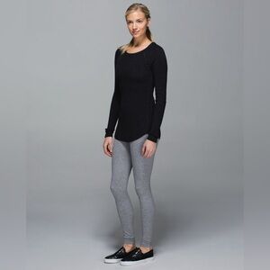 Lululemon Yogi Cabin Long Sleeve Cashmere Knit - Black